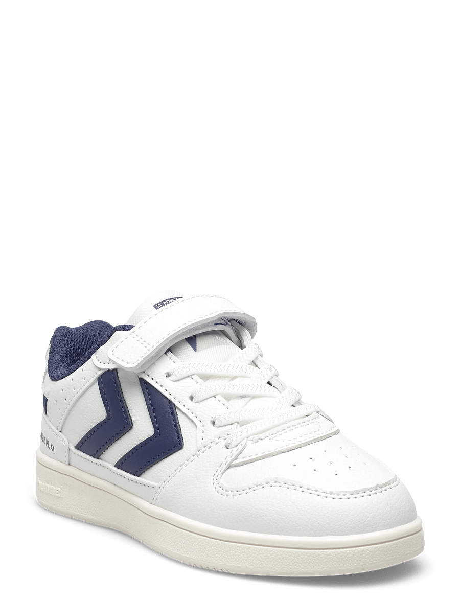Hummel - ST POWER PLAY JR - niedriger schnitt - white/blue - 0