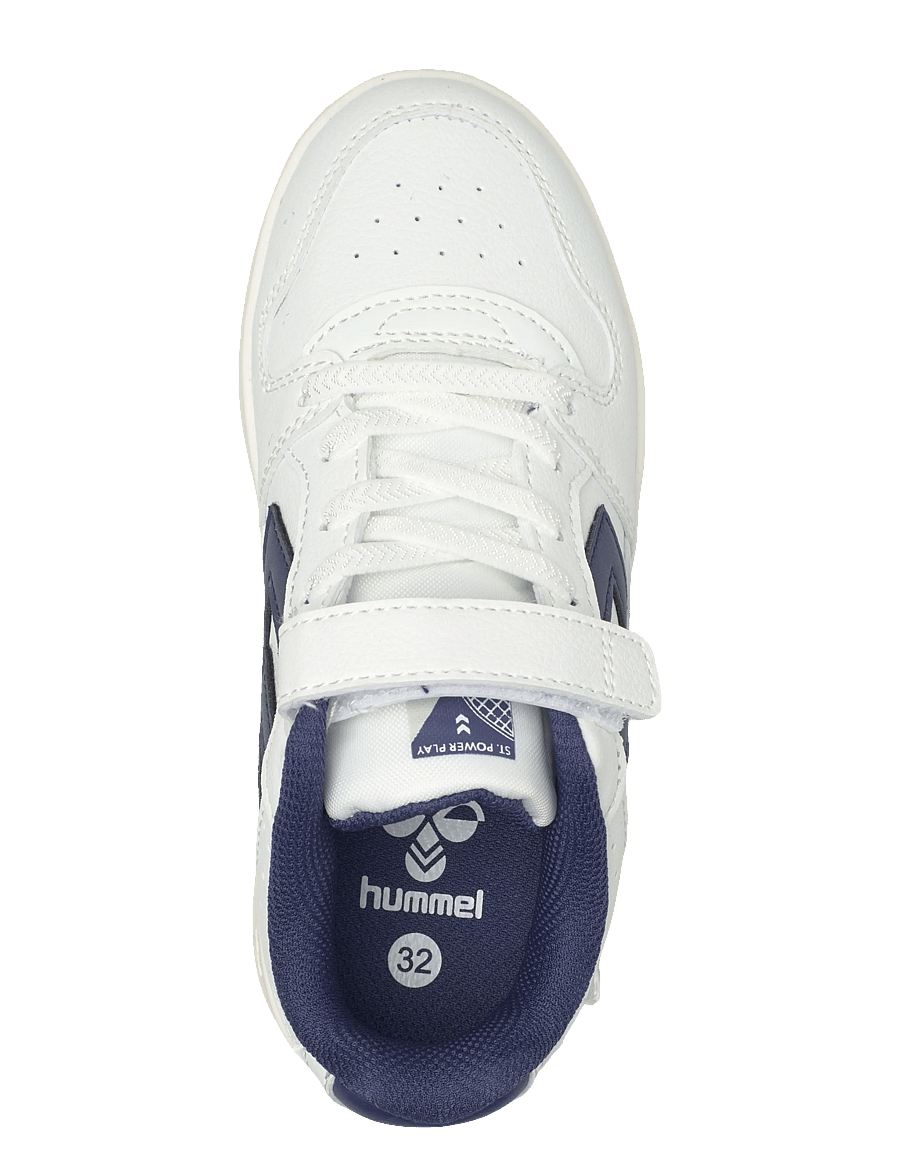 Hummel - ST POWER PLAY JR - niedriger schnitt - white/blue - 3