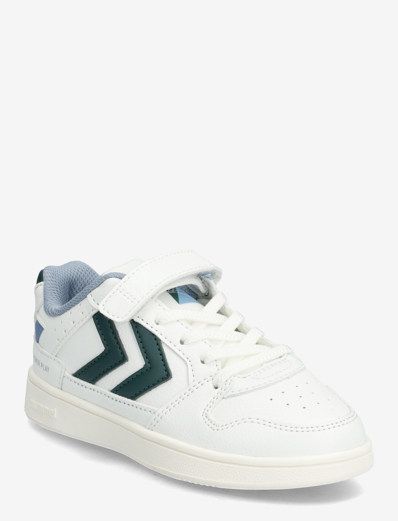 Hummel - ST POWER PLAY JR - przed kostkę - white/green - 0