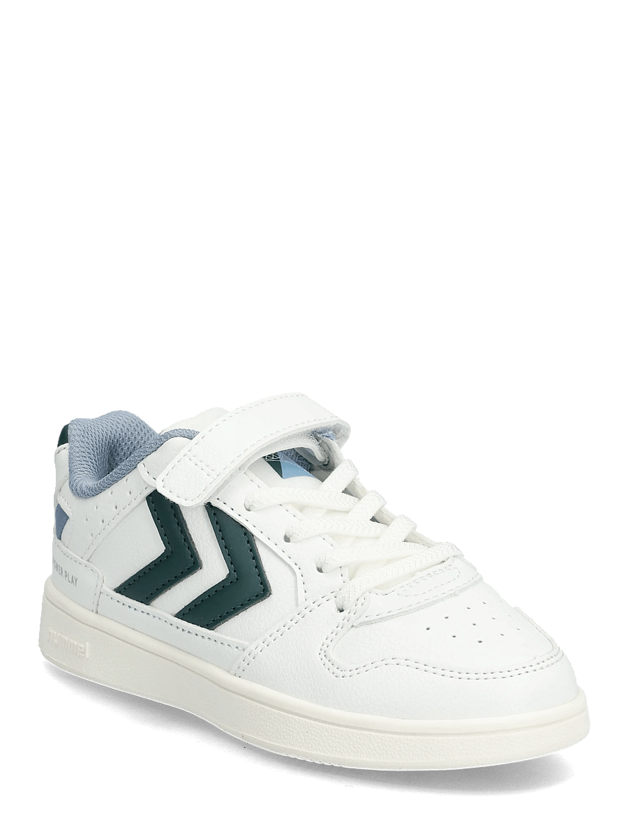 Hummel - ST POWER PLAY JR - låga sneakers - white/green - 0