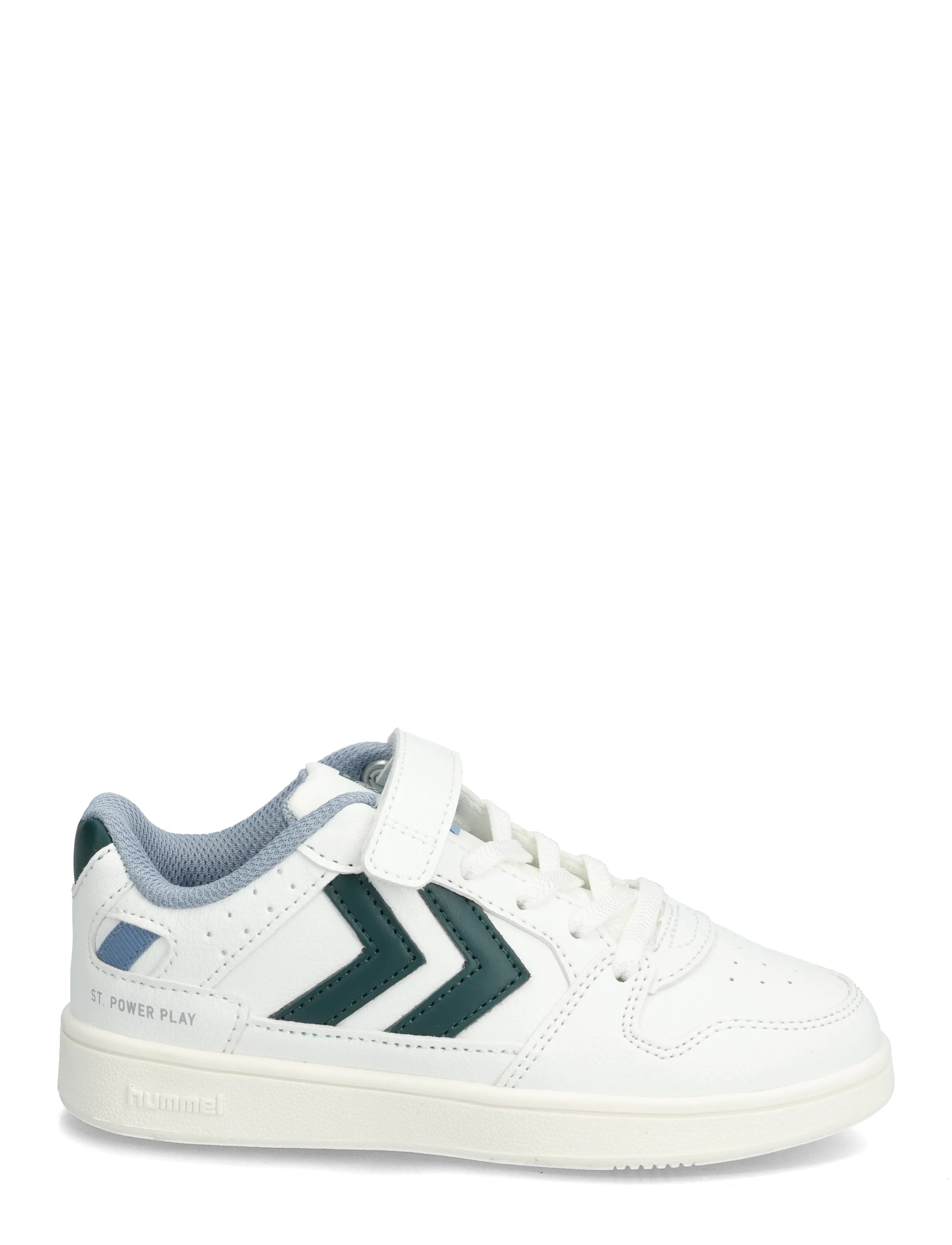 Hummel - ST POWER PLAY JR - kõrge säärega tossud - white/green - 1