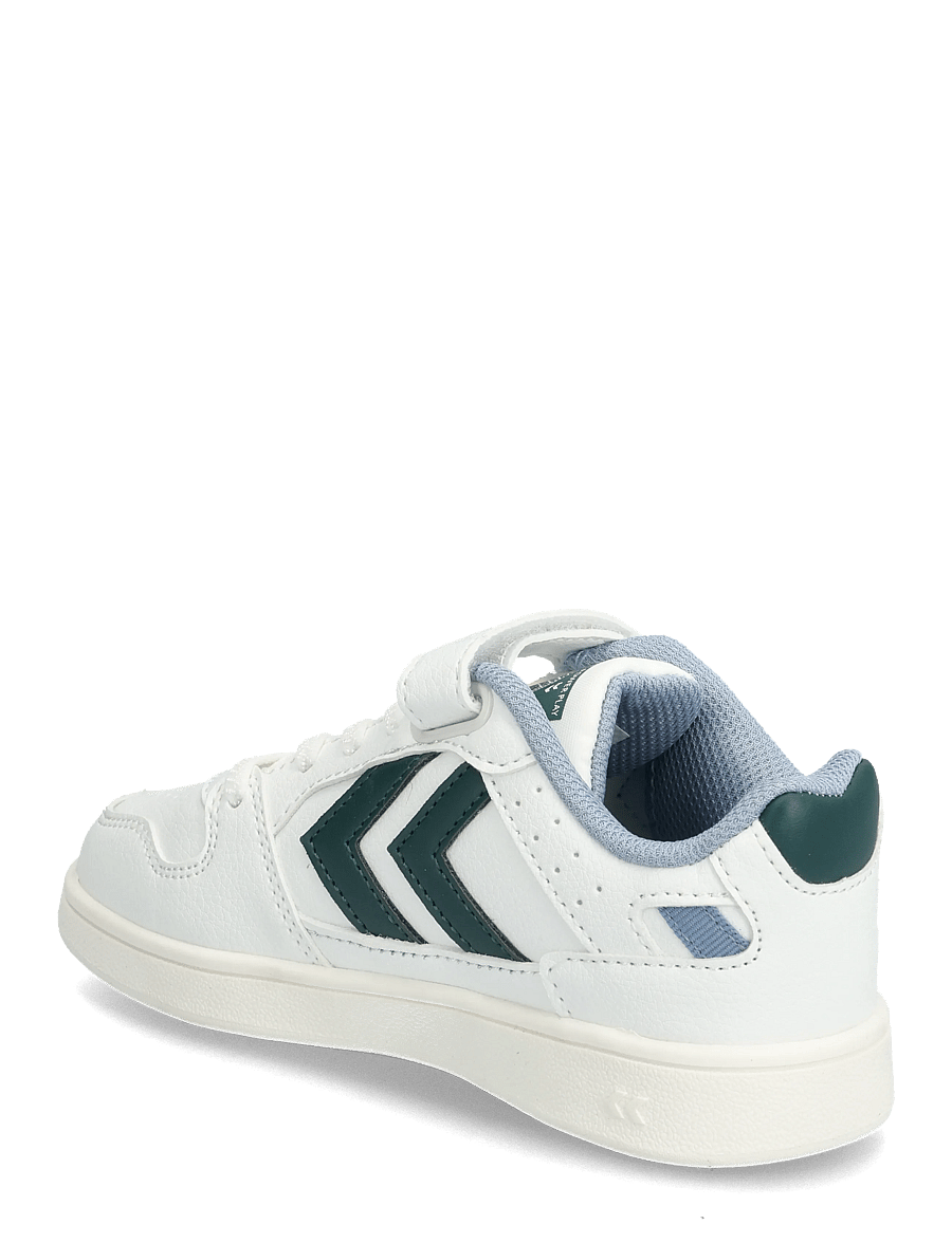 Hummel - ST POWER PLAY JR - låga sneakers - white/green - 2