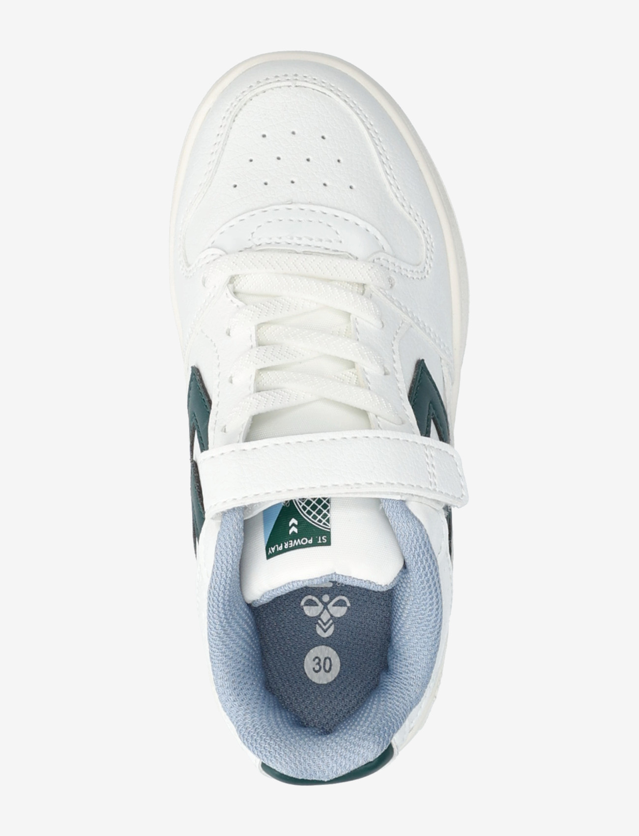Hummel - ST POWER PLAY JR - przed kostkę - white/green - 3