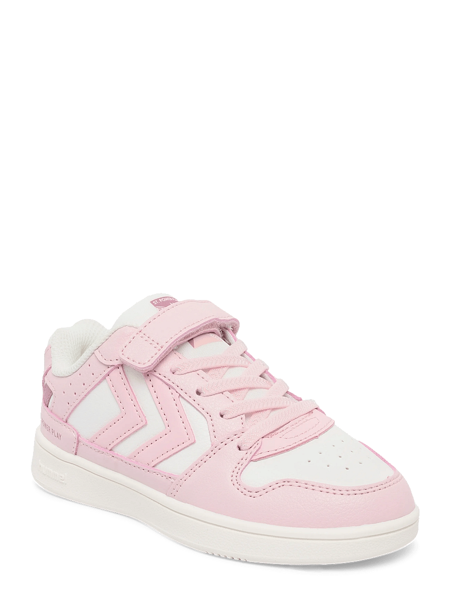 Hummel - ST POWER PLAY JR - lave sneakers - white/pale lilac - 0