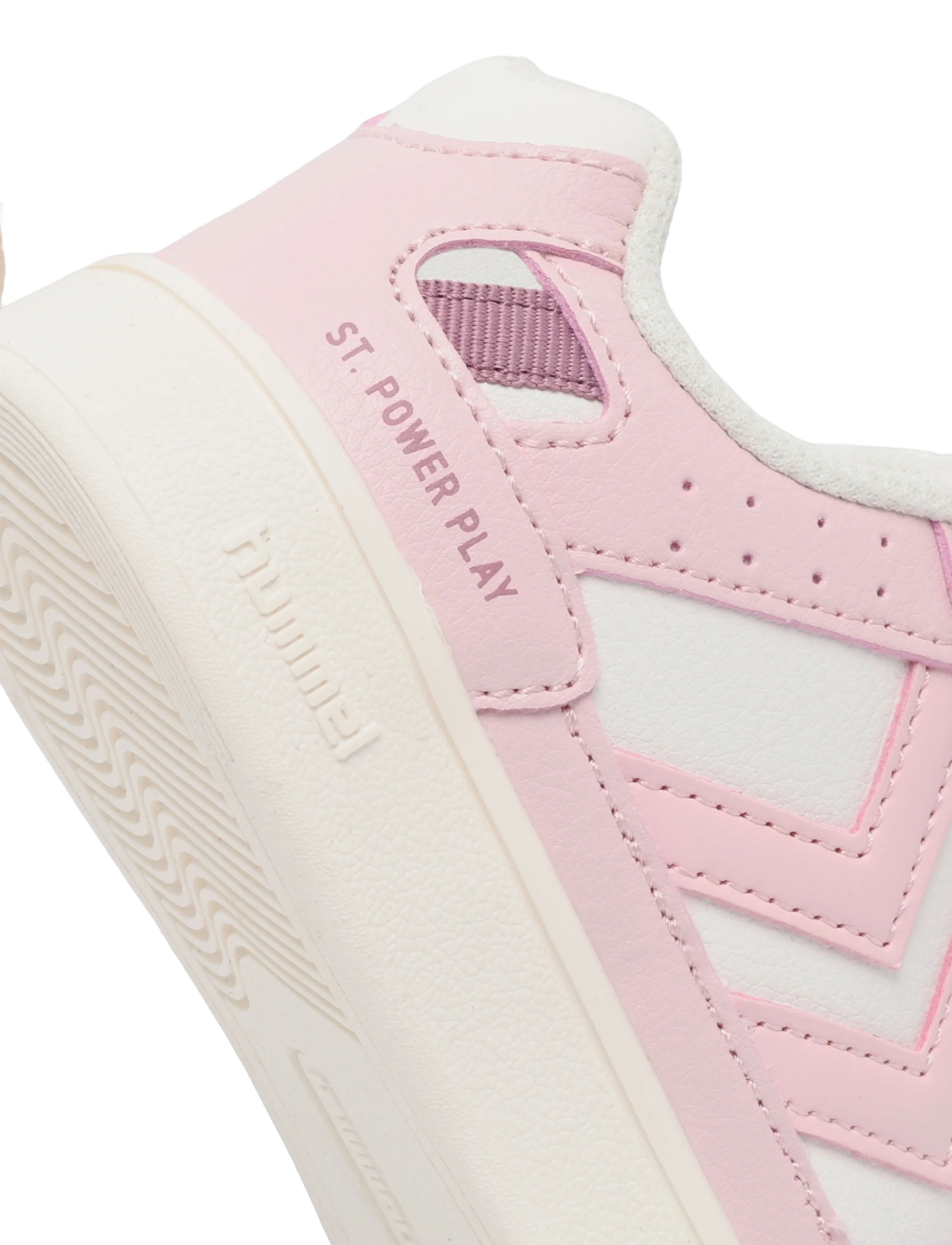 Hummel - ST POWER PLAY JR - lave sneakers - white/pale lilac - 5