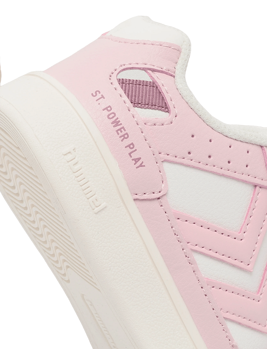Hummel - ST POWER PLAY JR - lave sneakers - white/pale lilac - 5