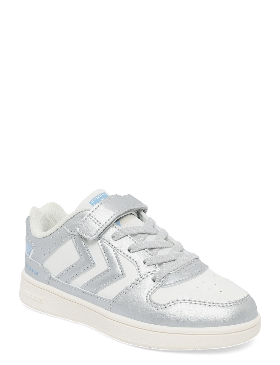 Hummel - ST POWER PLAY JR - lave sneakers - white/silver - 0