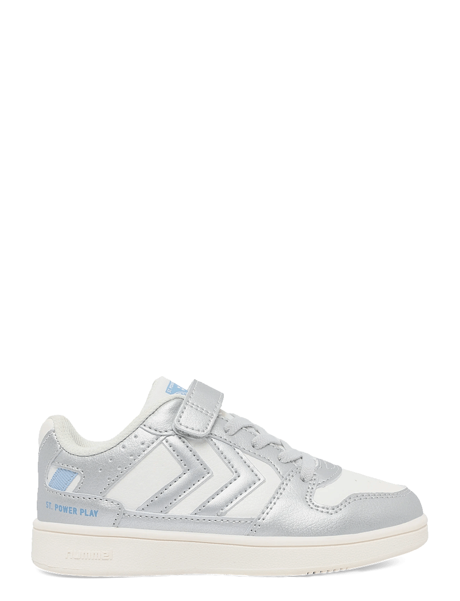 Hummel - ST POWER PLAY JR - lave sneakers - white/silver - 2