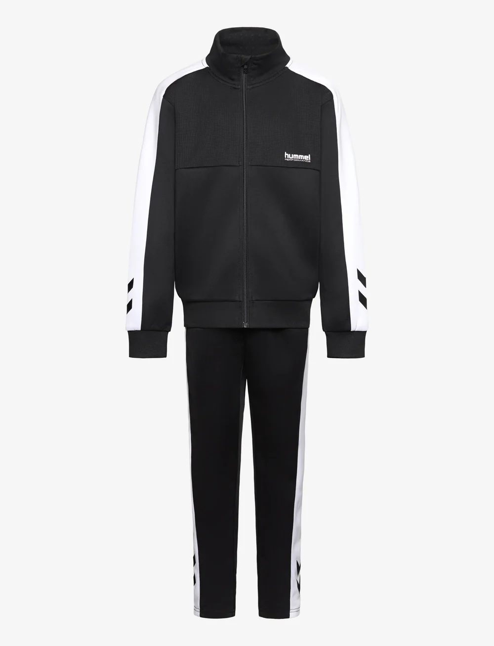 Hummel - hmlJR COLORBLOCK TRACKSUIT - trainingsanzug - black - 0
