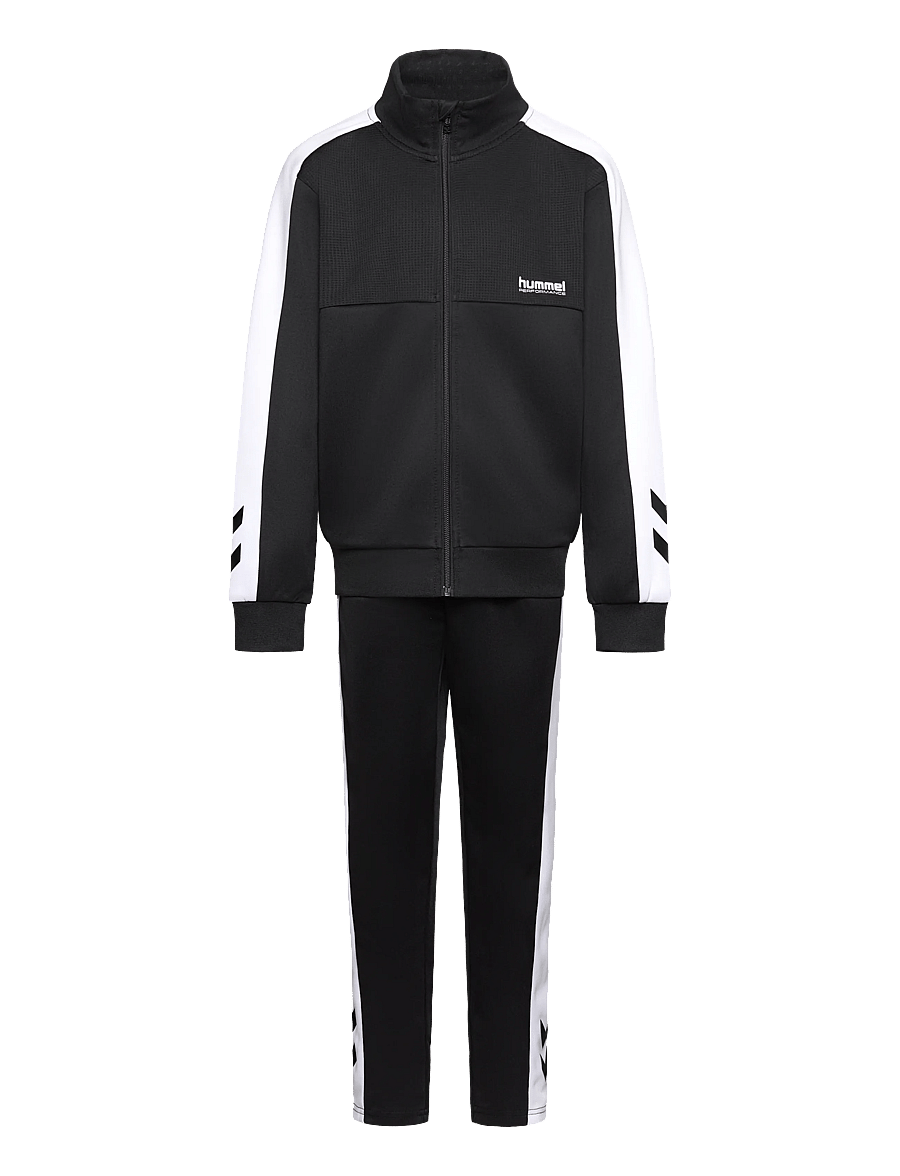 Hummel - hmlJR COLORBLOCK TRACKSUIT - verryttelypuvut & setit - black - 0