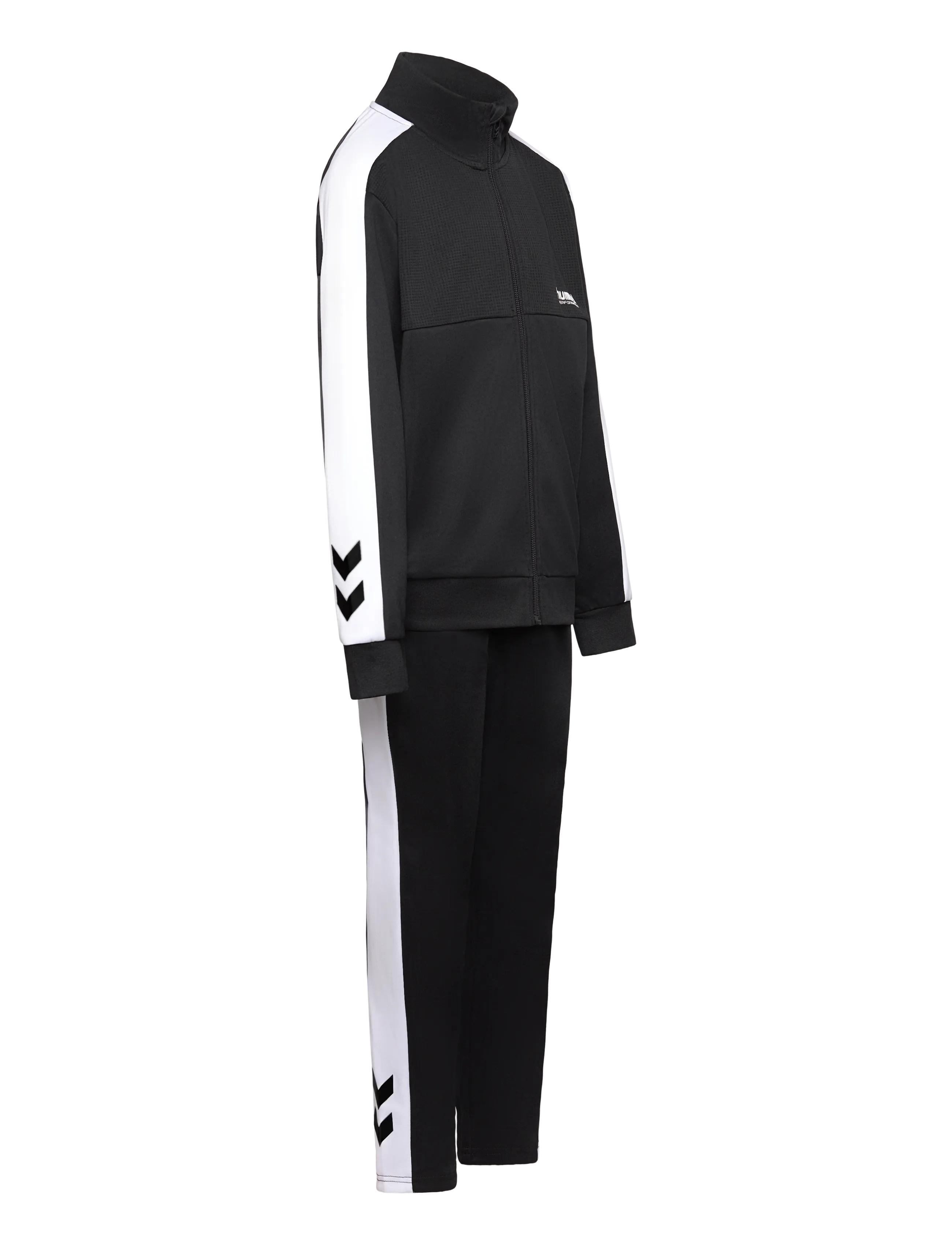Hummel - hmlJR COLORBLOCK TRACKSUIT - spordidressid - black - 2