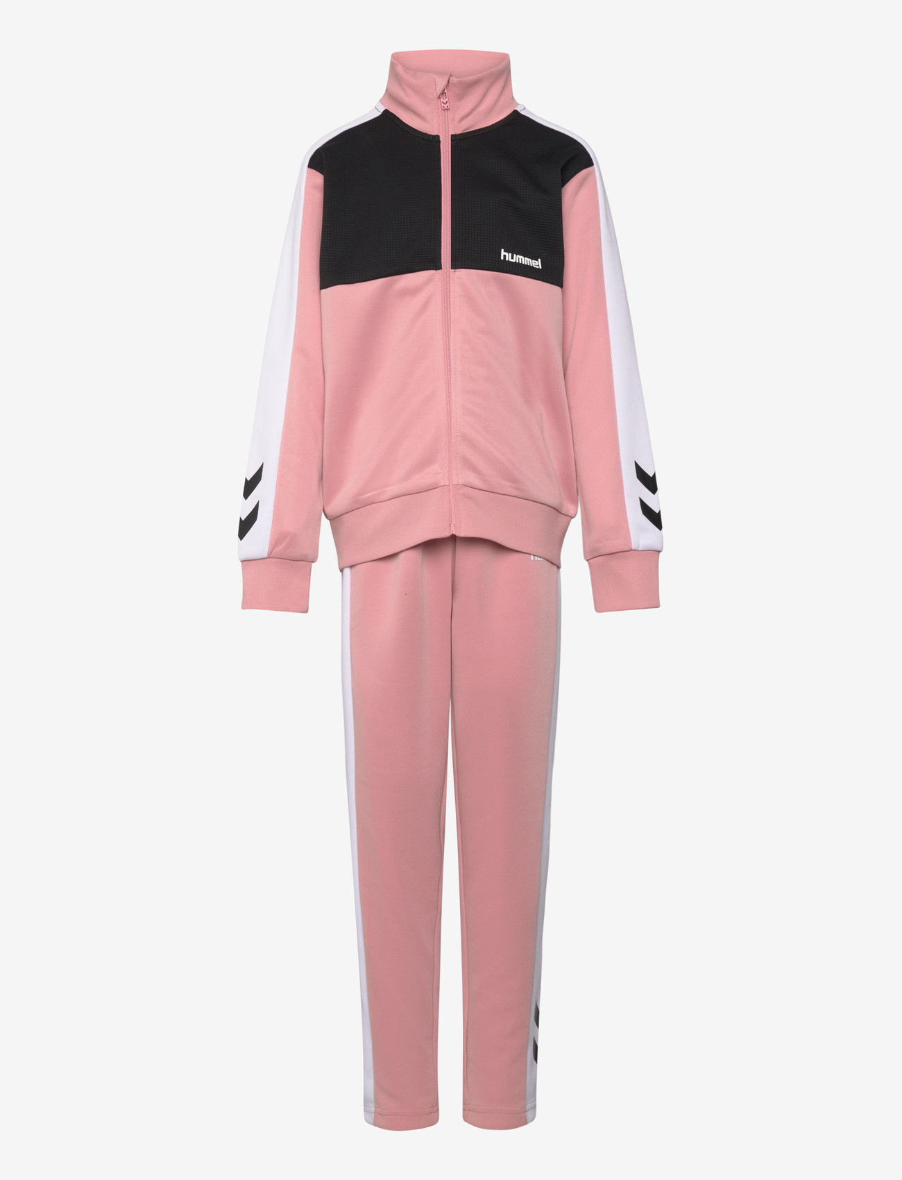 Hummel - hmlJR COLORBLOCK TRACKSUIT - bridal rose - 0