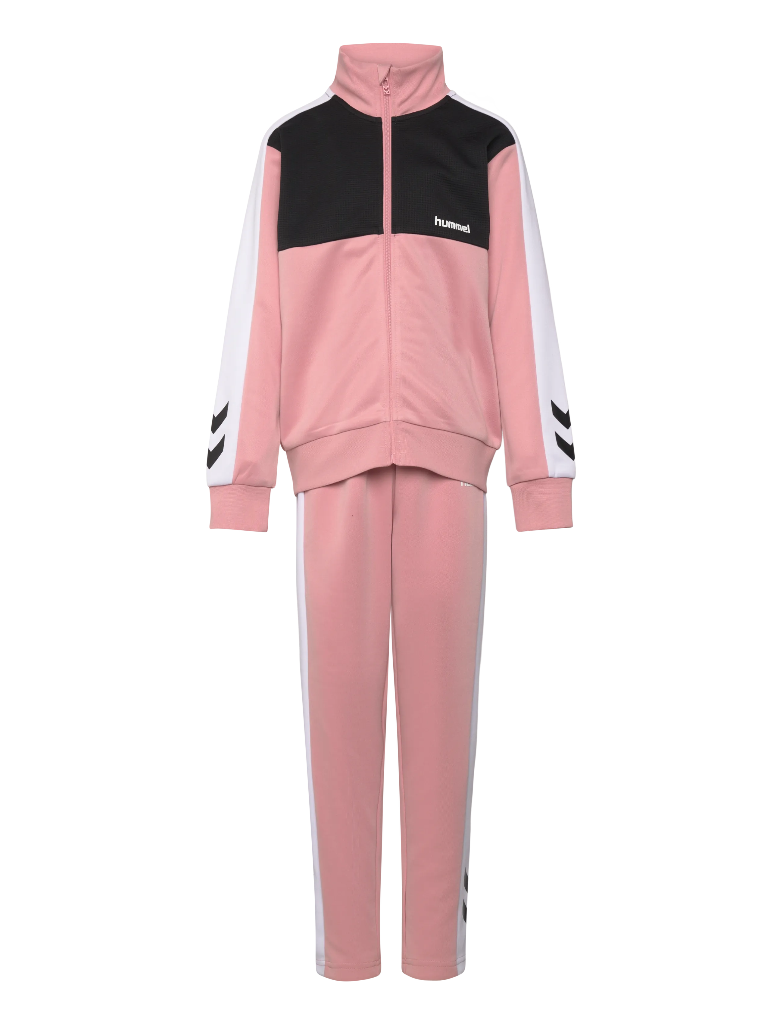 Hummel hmlJR COLORBLOCK TRACKSUIT - Hummel - BRIDAL ROSE / pink/rose