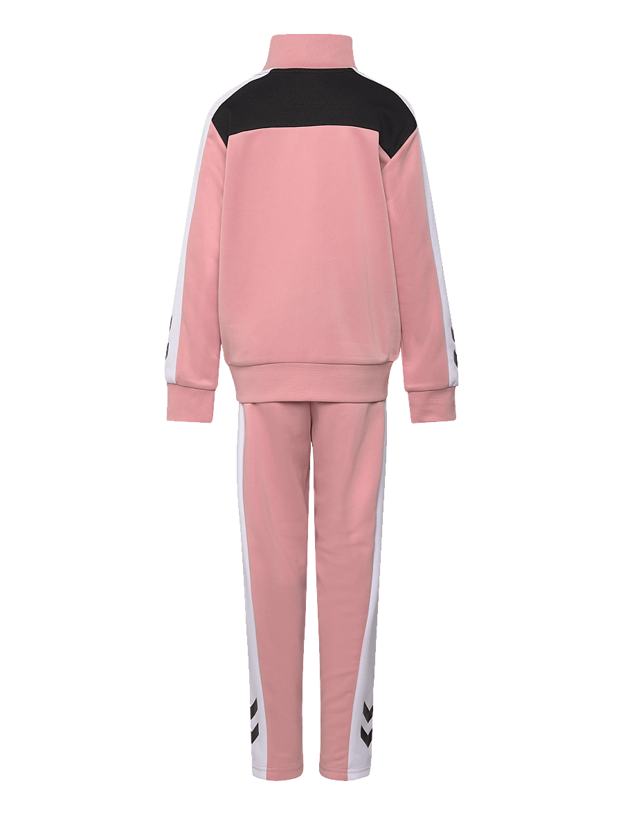 Hummel - hmlJR COLORBLOCK TRACKSUIT - bridal rose - 1