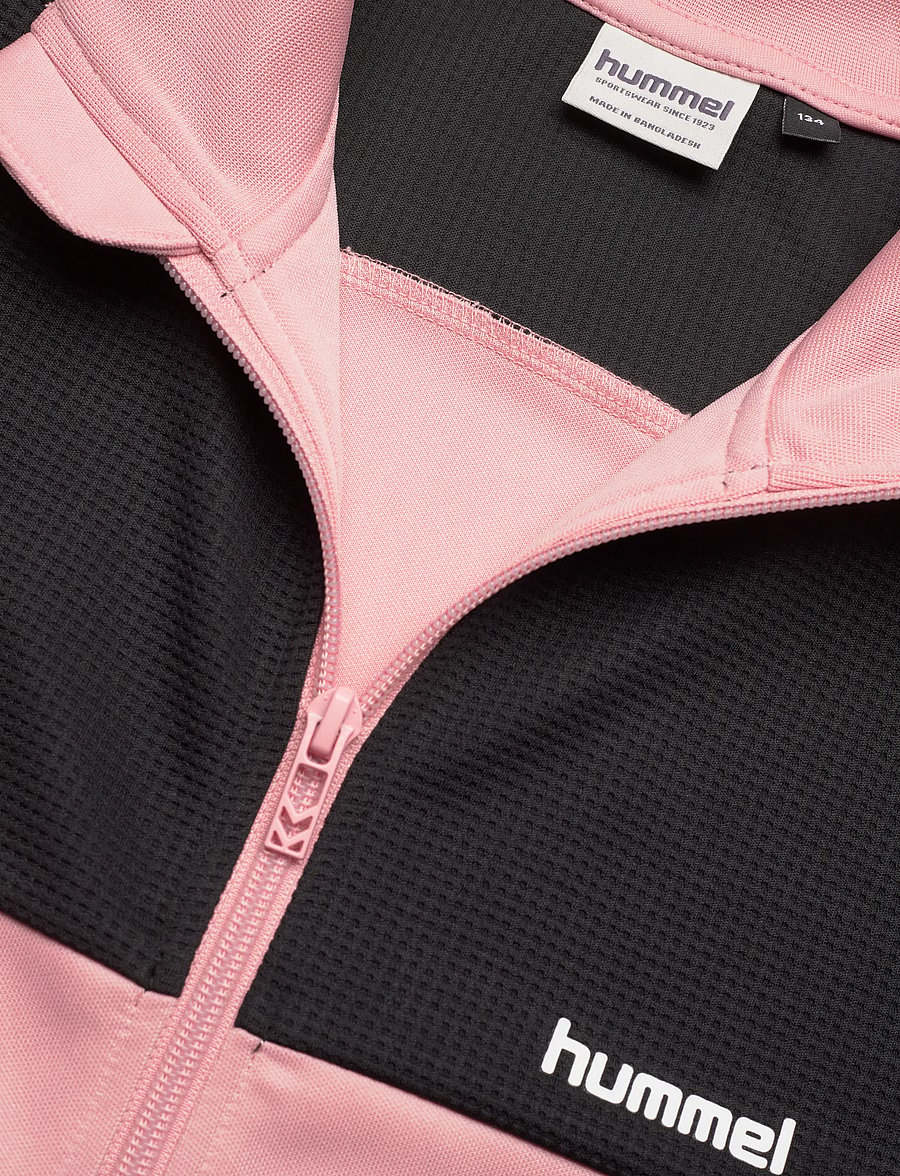 Hummel - hmlJR COLORBLOCK TRACKSUIT - bridal rose - 4
