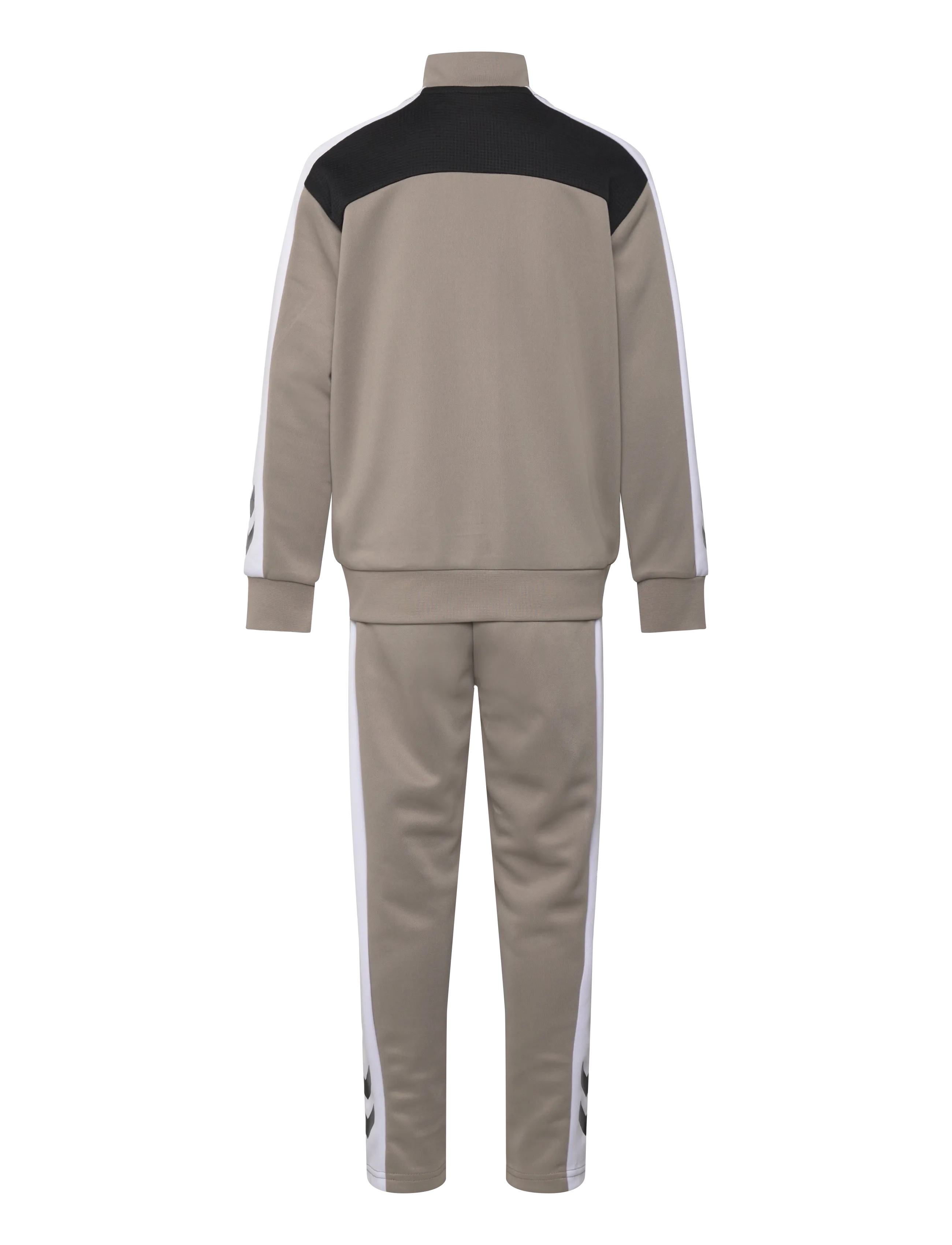 Hummel - hmlJR COLORBLOCK TRACKSUIT - rock ridge - 1