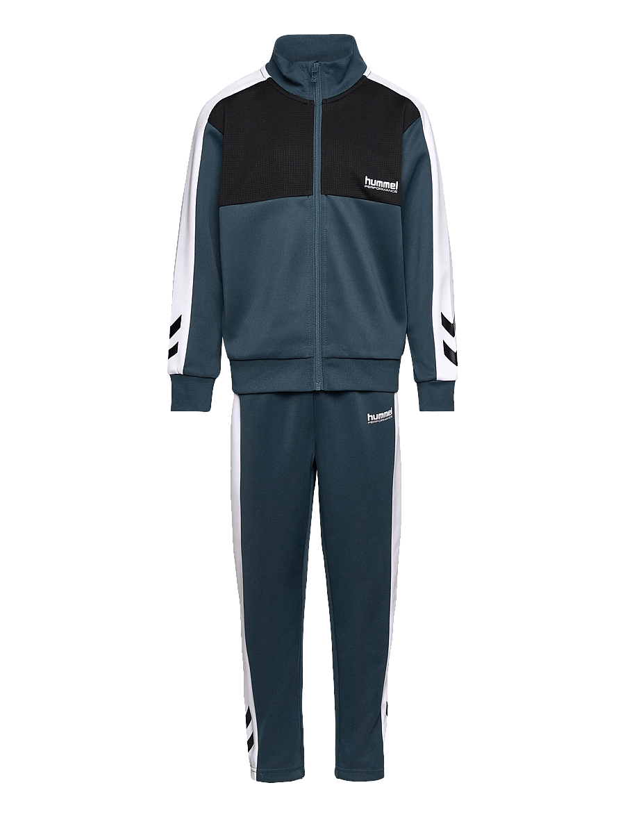 Hummel - hmlJR COLORBLOCK TRACKSUIT - trainingsanzug - stargazer - 0