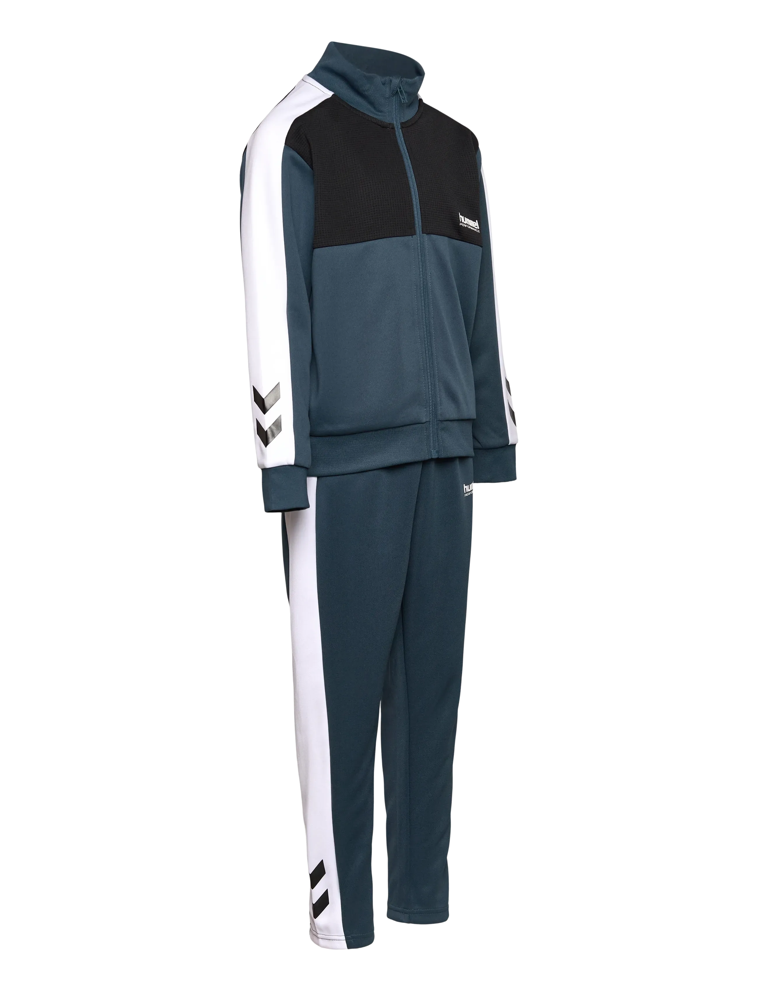Hummel - hmlJR COLORBLOCK TRACKSUIT - laveste priser - stargazer - 2