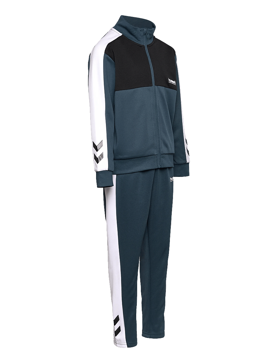 Hummel - hmlJR COLORBLOCK TRACKSUIT - trainingsanzug - stargazer - 2