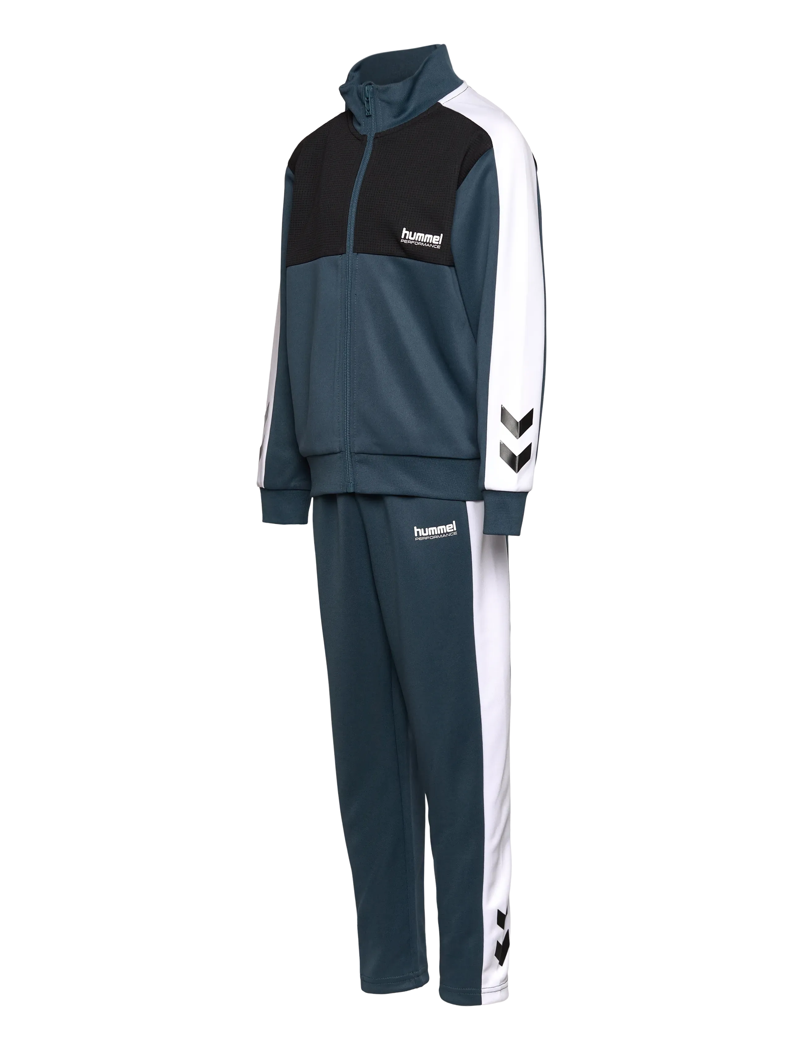 Hummel - hmlJR COLORBLOCK TRACKSUIT - laveste priser - stargazer - 3