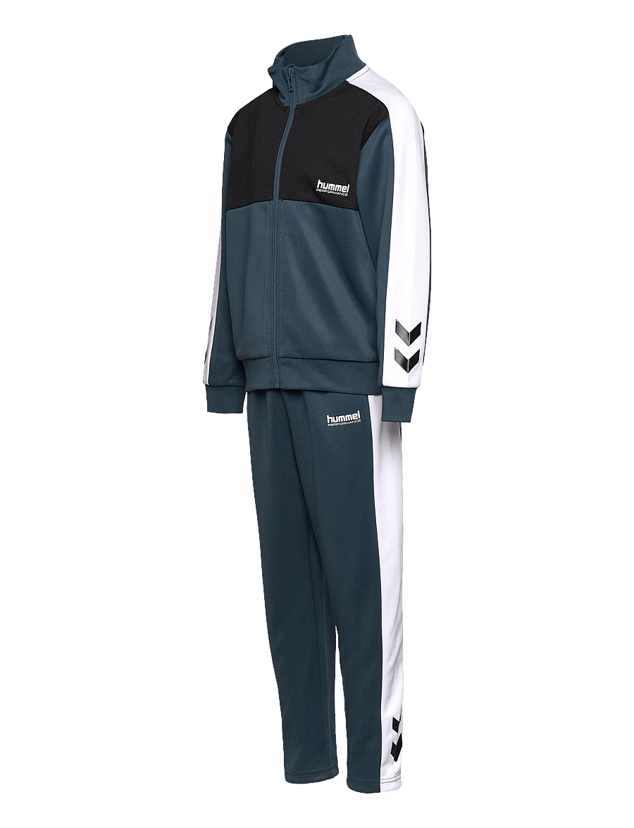 Hummel - hmlJR COLORBLOCK TRACKSUIT - trainingsanzug - stargazer - 3