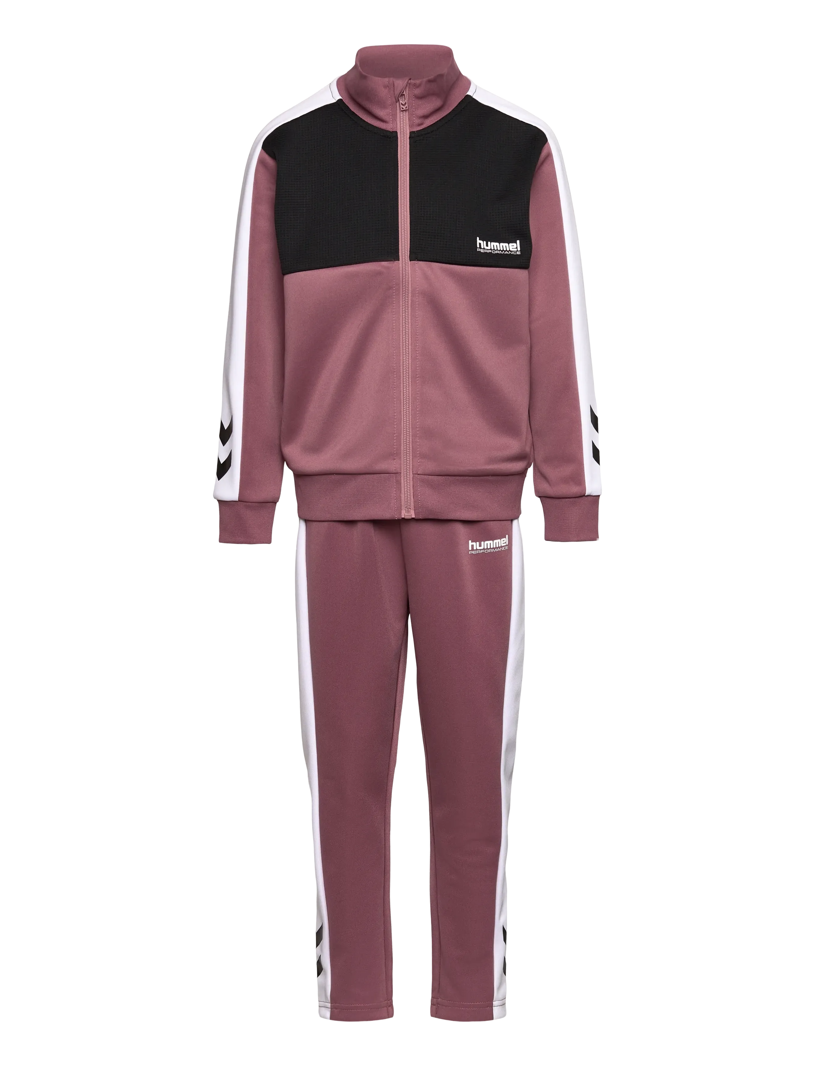 Hummel Hmljr Colorblock Tracksuit, 116, Sets, Mehrfarbig/gemustert - Tracksuits, Kinder
