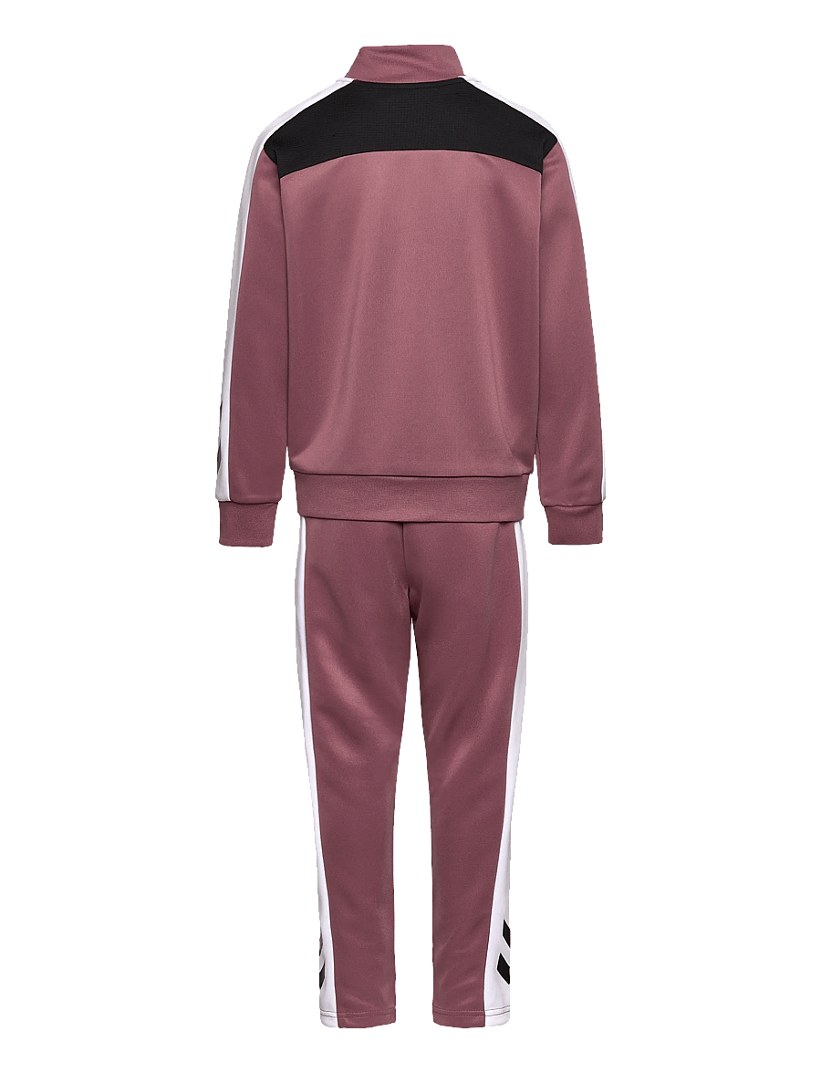 Hummel - hmlJR COLORBLOCK TRACKSUIT - wistful mauve - 1