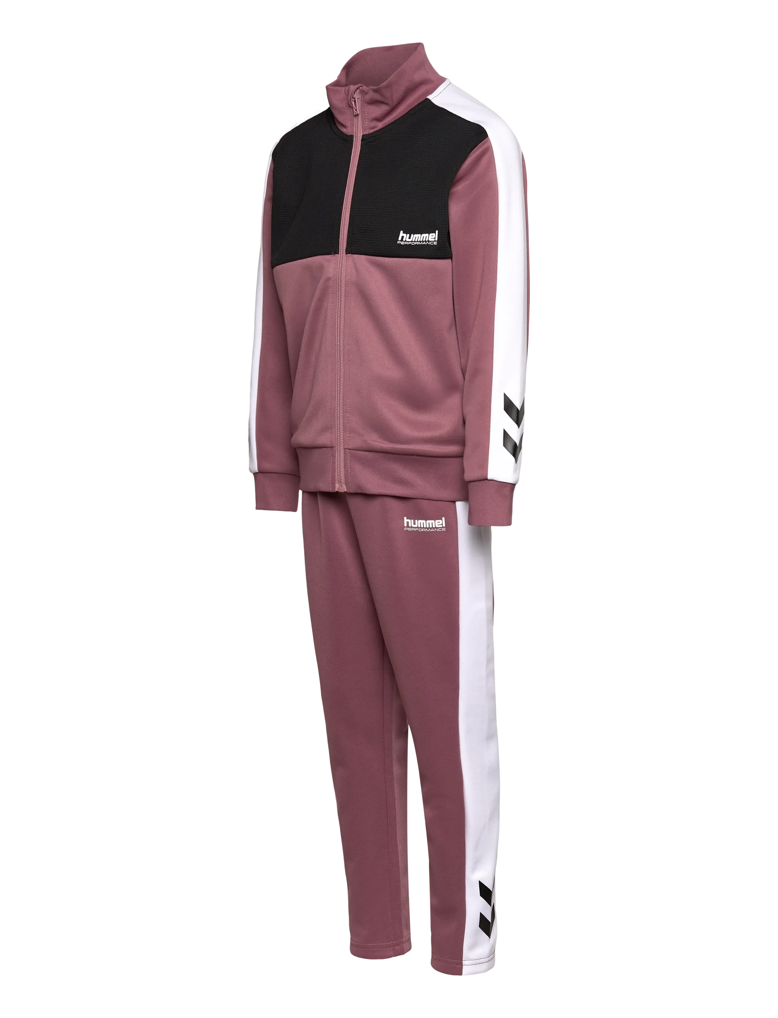 Hummel - hmlJR COLORBLOCK TRACKSUIT - wistful mauve - 3