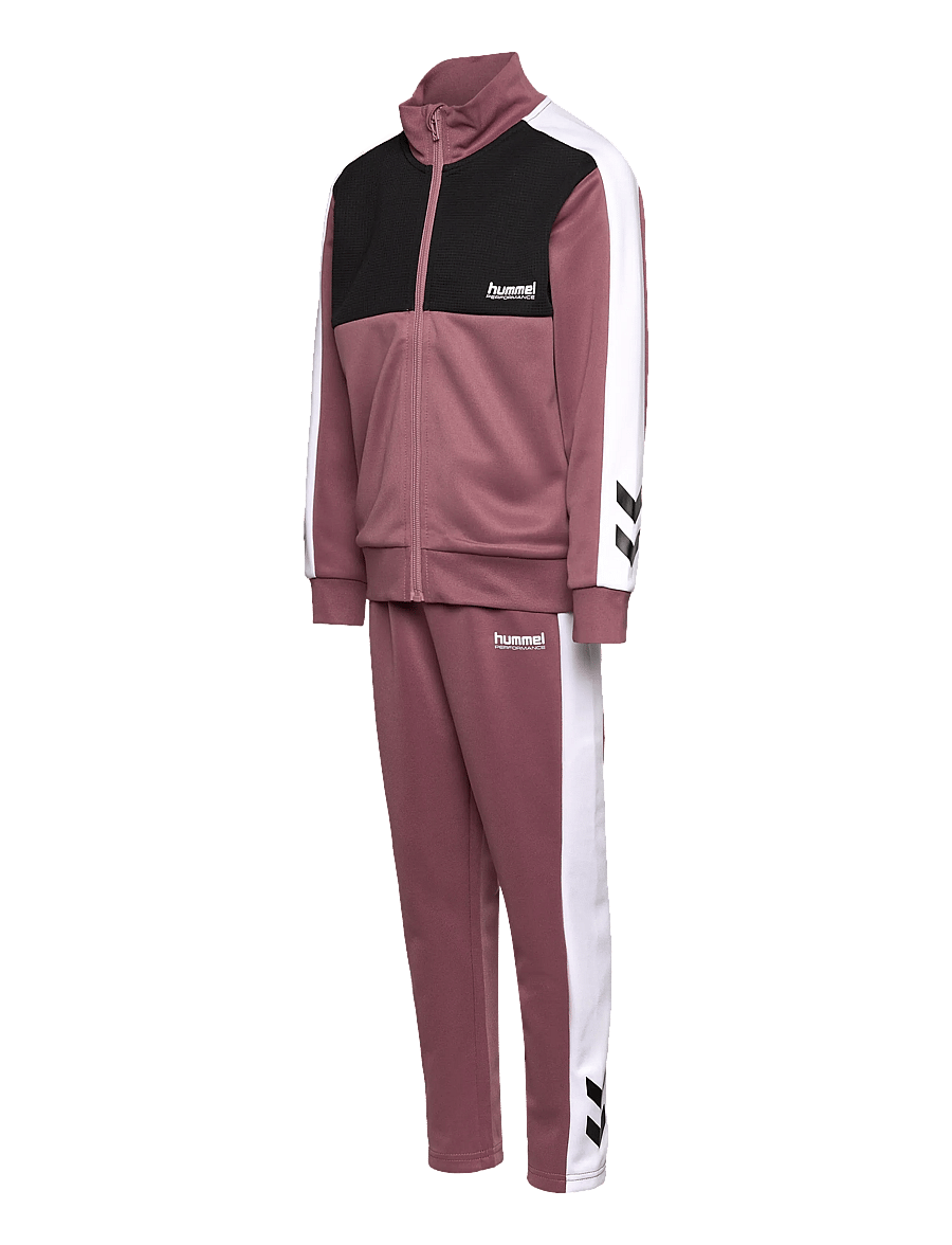 Hummel - hmlJR COLORBLOCK TRACKSUIT - wistful mauve - 3