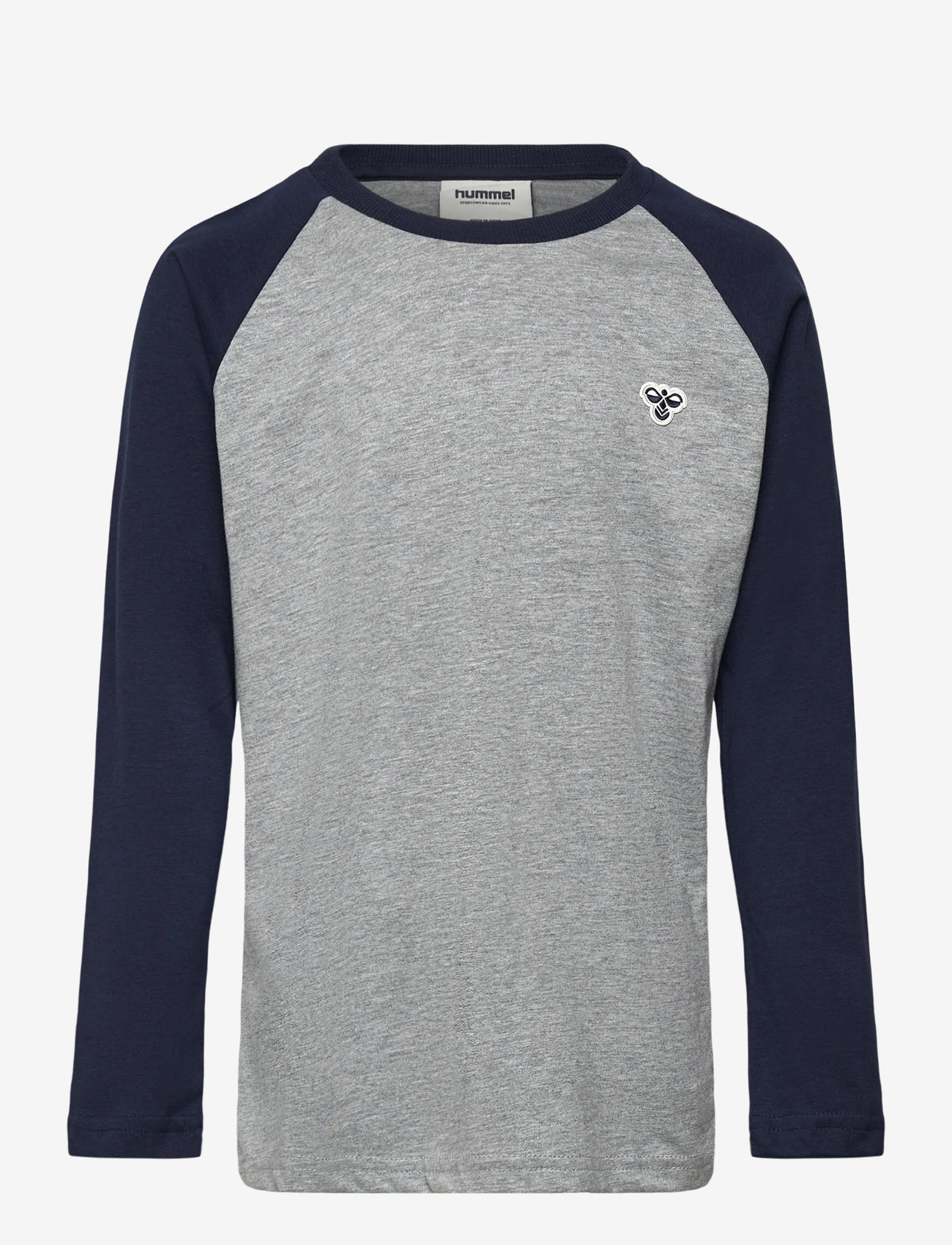 Hummel - hmlJR RAGLAN LOOSE T-SHIRT L/S BEE - langärmelig - dress blues - 0