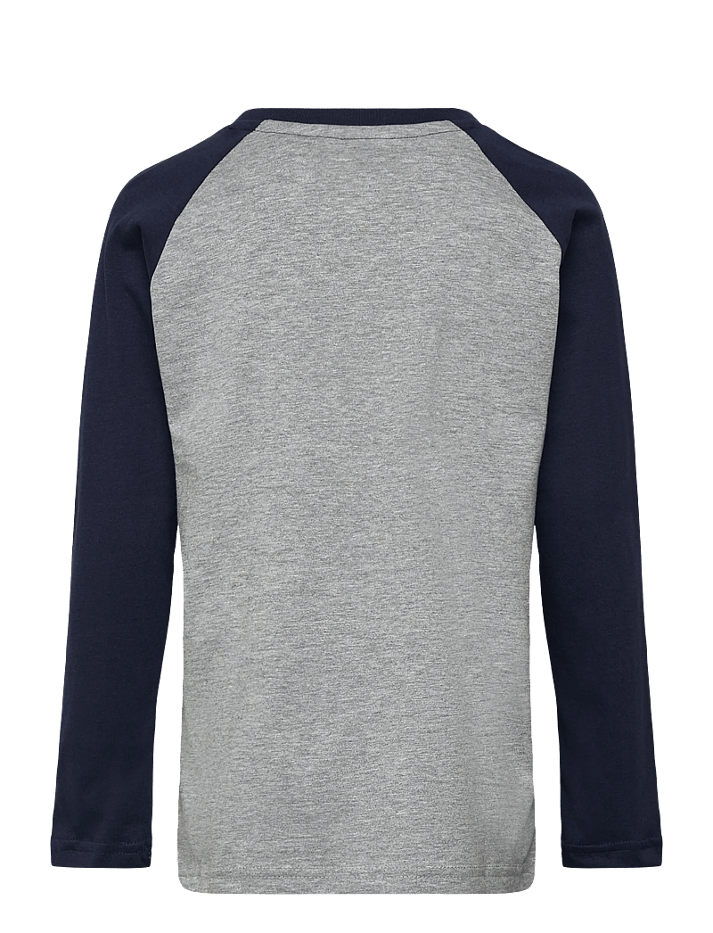 Hummel - hmlJR RAGLAN LOOSE T-SHIRT L/S BEE - langärmelig - dress blues - 1