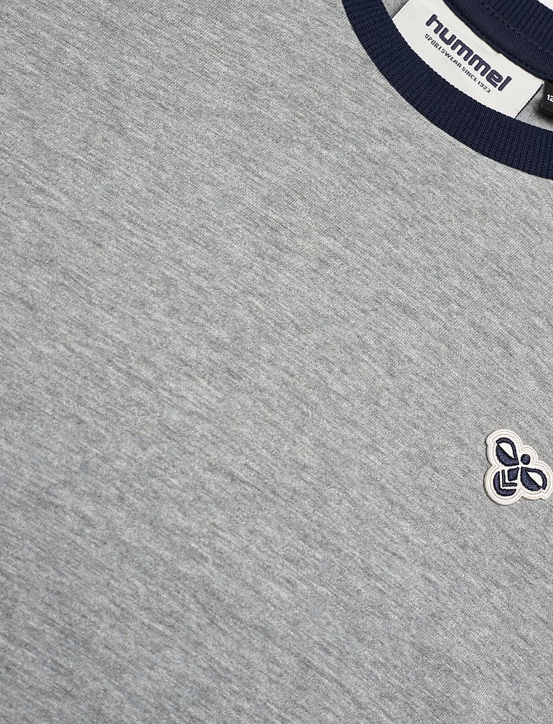 Hummel - hmlJR RAGLAN LOOSE T-SHIRT L/S BEE - langärmelig - dress blues - 2