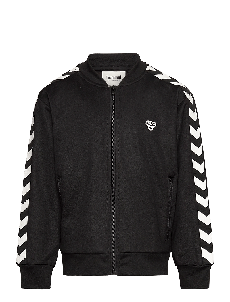 Hummel - hmlJR ARCHIVE REG POLY ZIP JACKET - sporta džemperi - black - 0