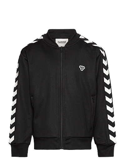 Hummel hmlJR ARCHIVE REG POLY ZIP JACKET - Sweatshirts - BLACK / black