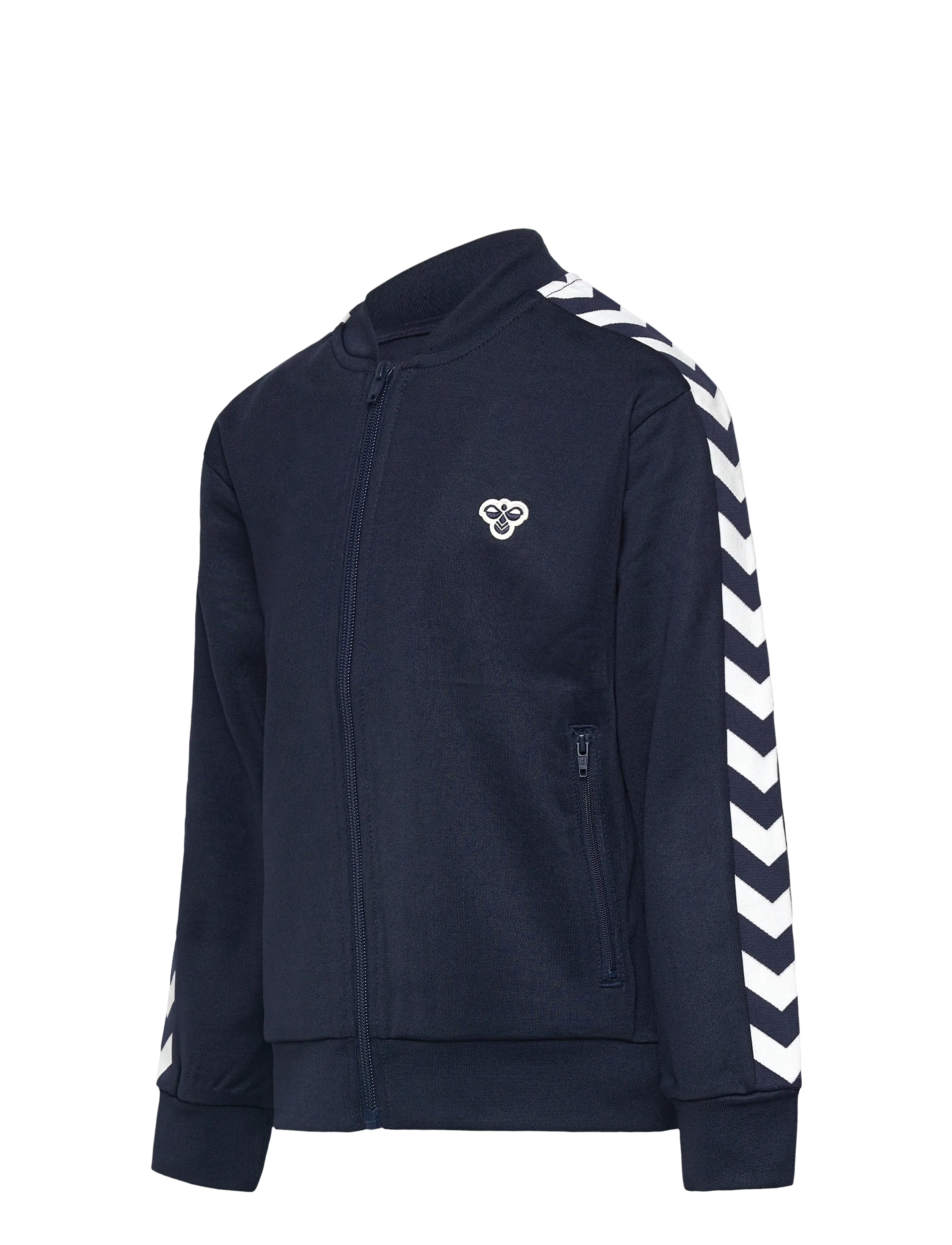 Hummel - hmlJR ARCHIVE REG POLY ZIP JACKET - sweatshirts - dress blues - 3