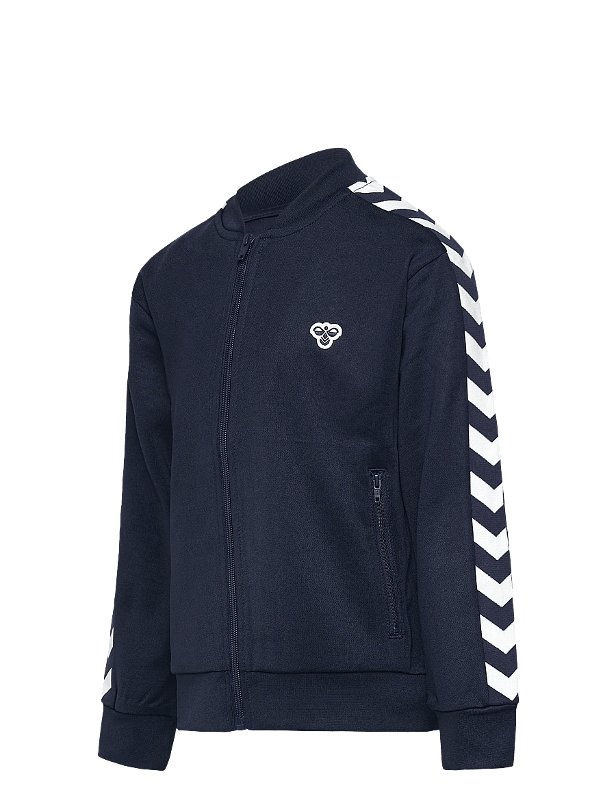 Hummel - hmlJR ARCHIVE REG POLY ZIP JACKET - sweatshirts - dress blues - 3