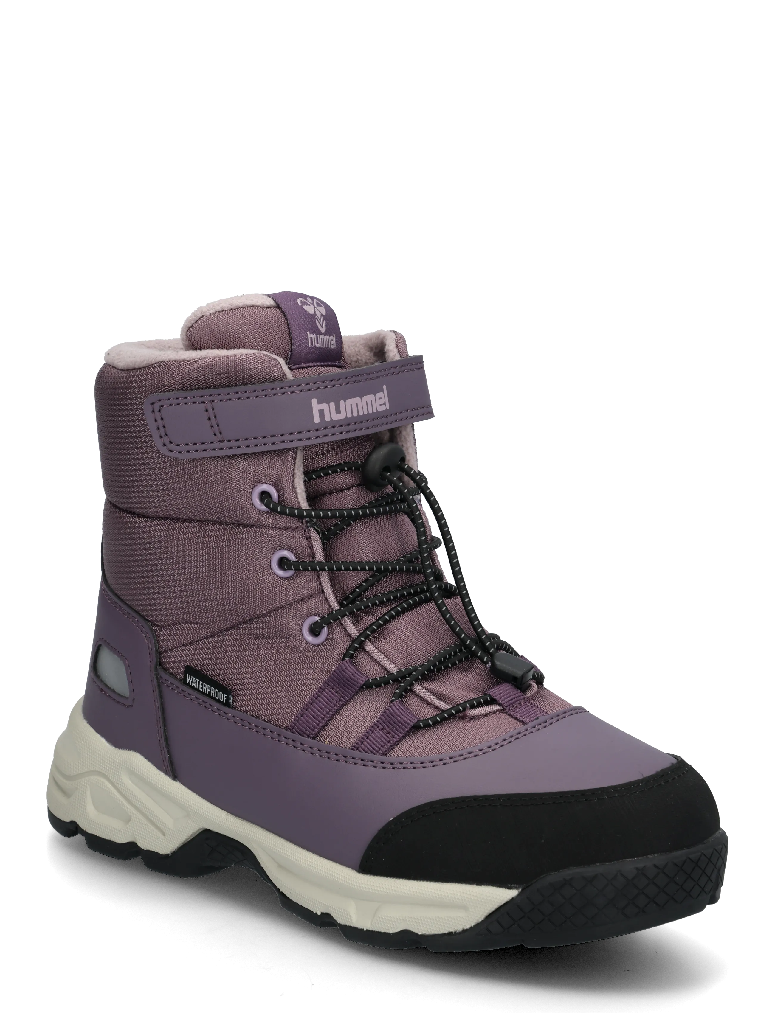 Hummel SNOW BOOT TEX - Sportssko - BLACK PLUM / purple