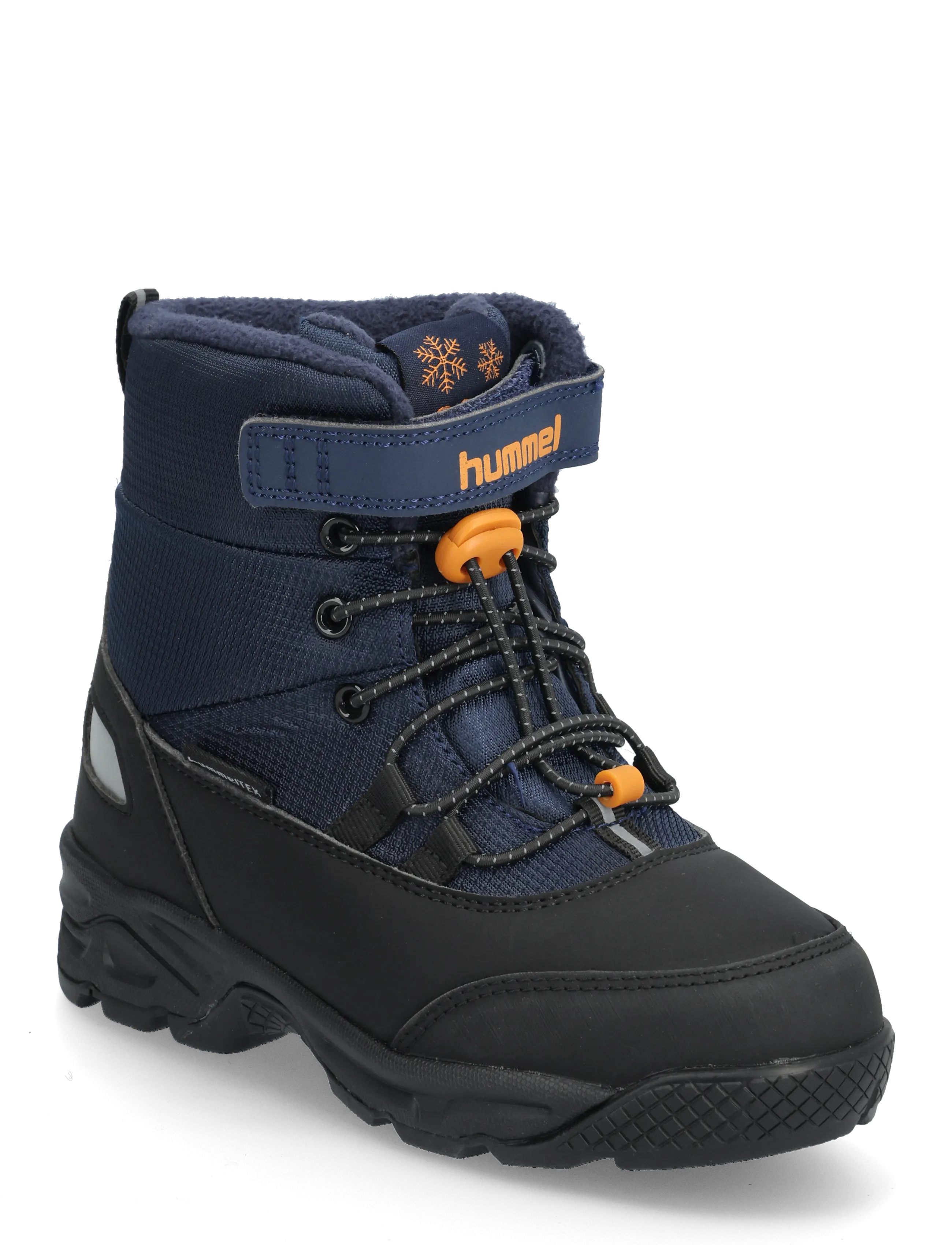 Hummel Snow Boot Tex, 33, Winter Boots, Marineblau - Boots W. Velcro, Kinder