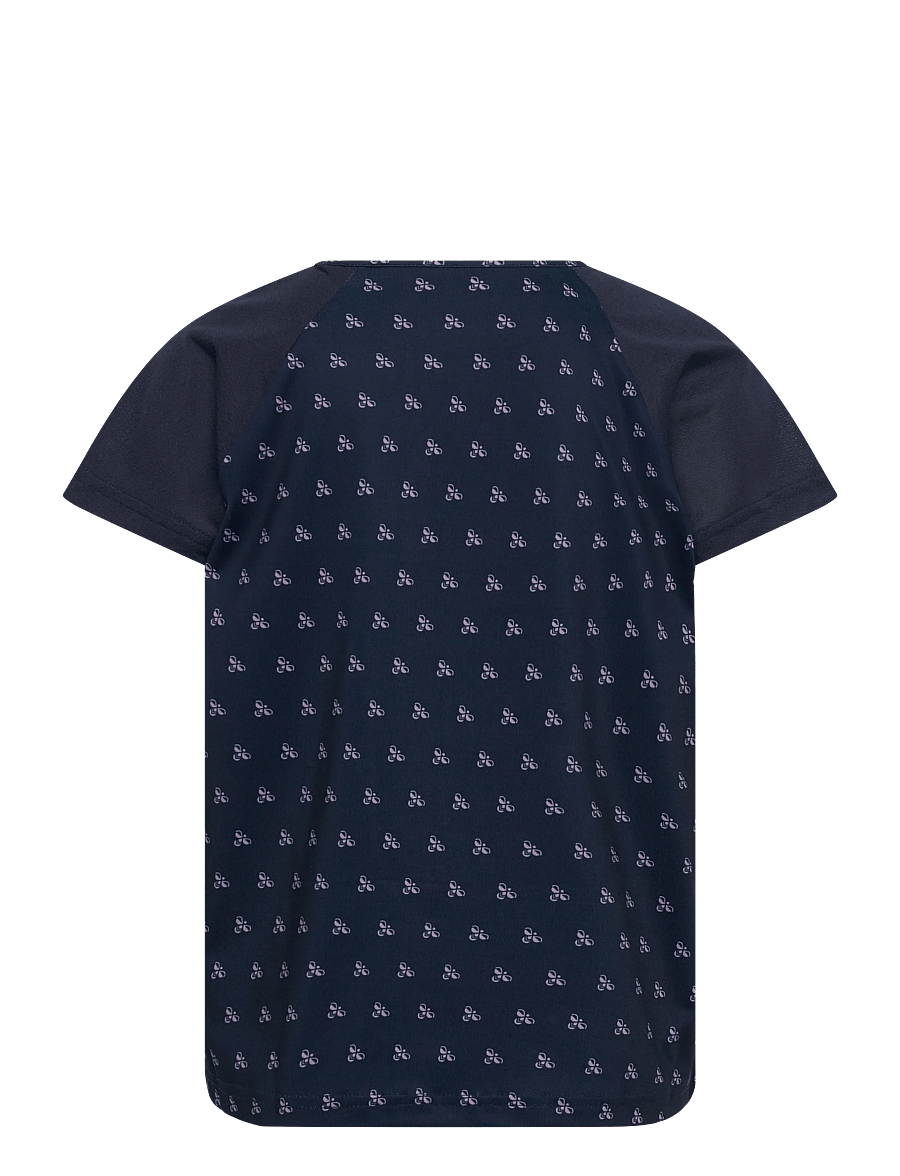 Hummel - hmlJR MIX T-SHIRT S/S - lühikeste varrukatega t-särgid - black iris - 1