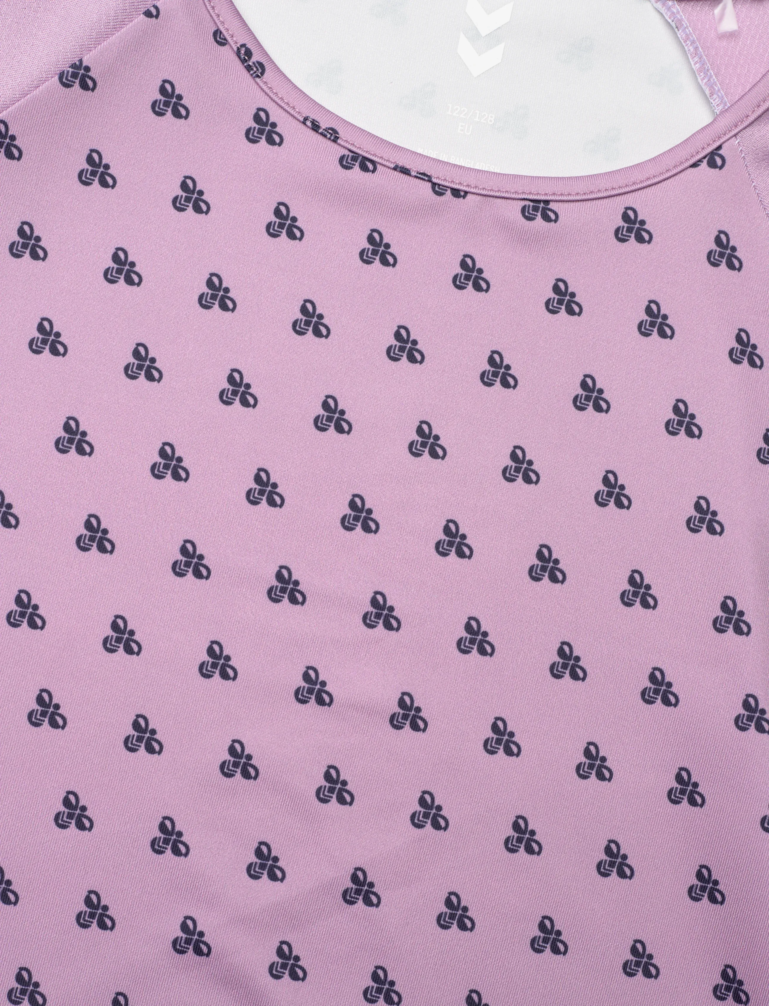 Hummel - hmlJR MIX T-SHIRT S/S - kortærmede t-shirts - lavender mist - 2