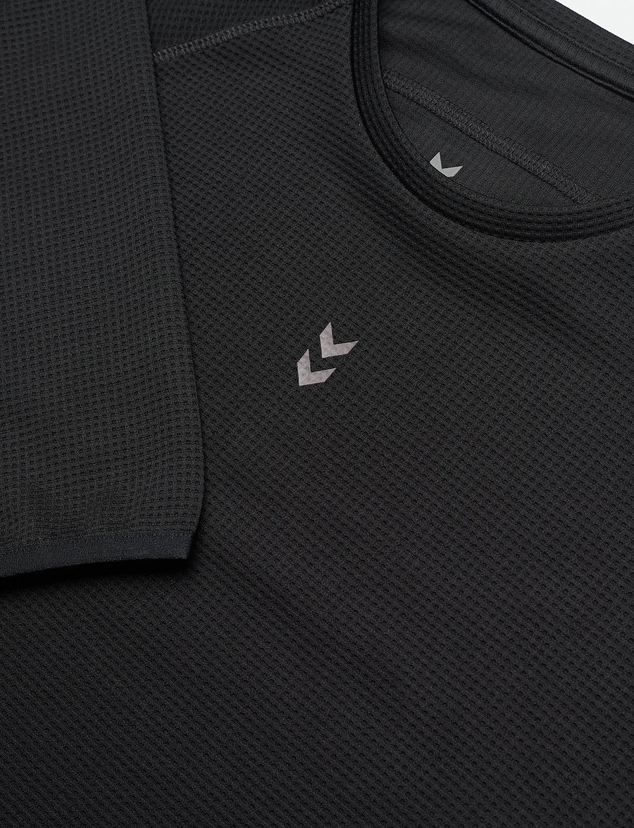 Hummel - hmlPULSE PERFORMANCE MIDLAYER - langærmede t-shirts - black - 2