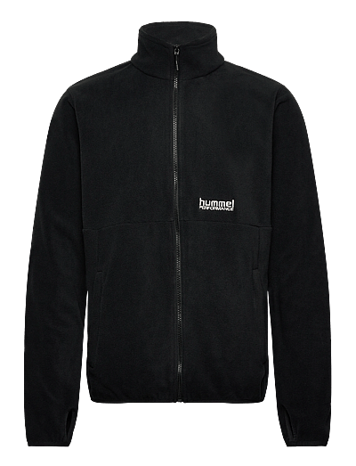 Hummel hmlPULSE FLEECE JACKET - Oberteile - BLACK / black