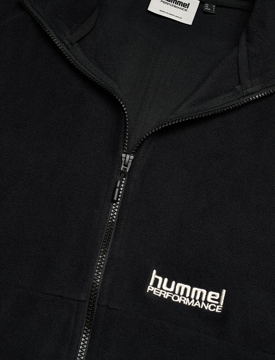 Hummel - hmlPULSE FLEECE JACKET - fleece og mellemlag - black - 2
