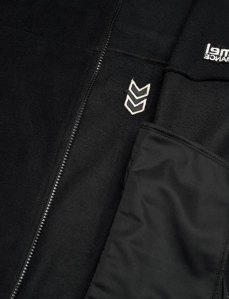 Hummel - hmlPULSE FLEECE JACKET - fleece & mellanlager - black - 4