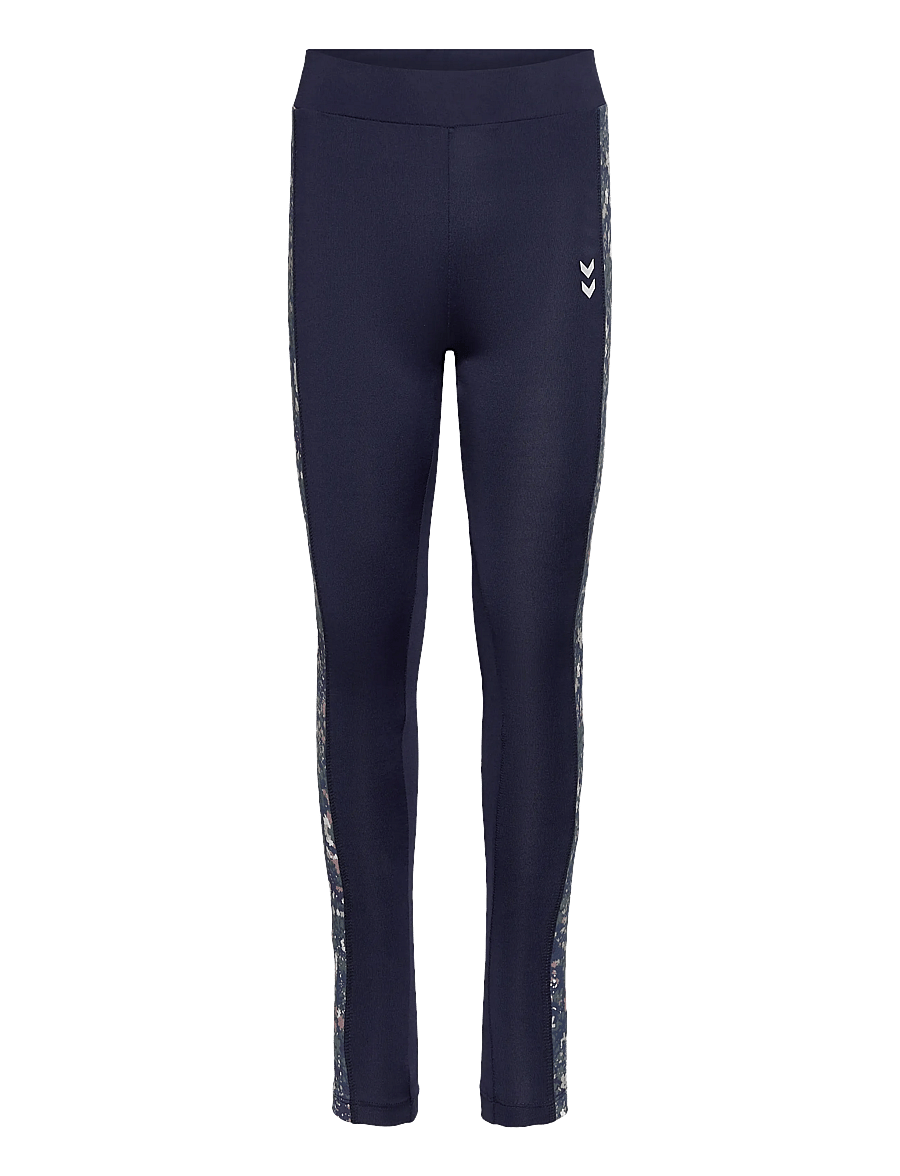Hummel - hmlJR MIX MID WAIST TIGHTS - leggings - dress blues/riverside - 0