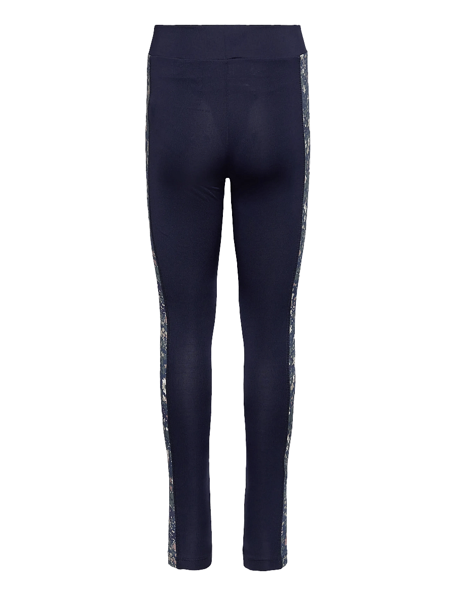 Hummel - hmlJR MIX MID WAIST TIGHTS - leggings - dress blues/riverside - 1