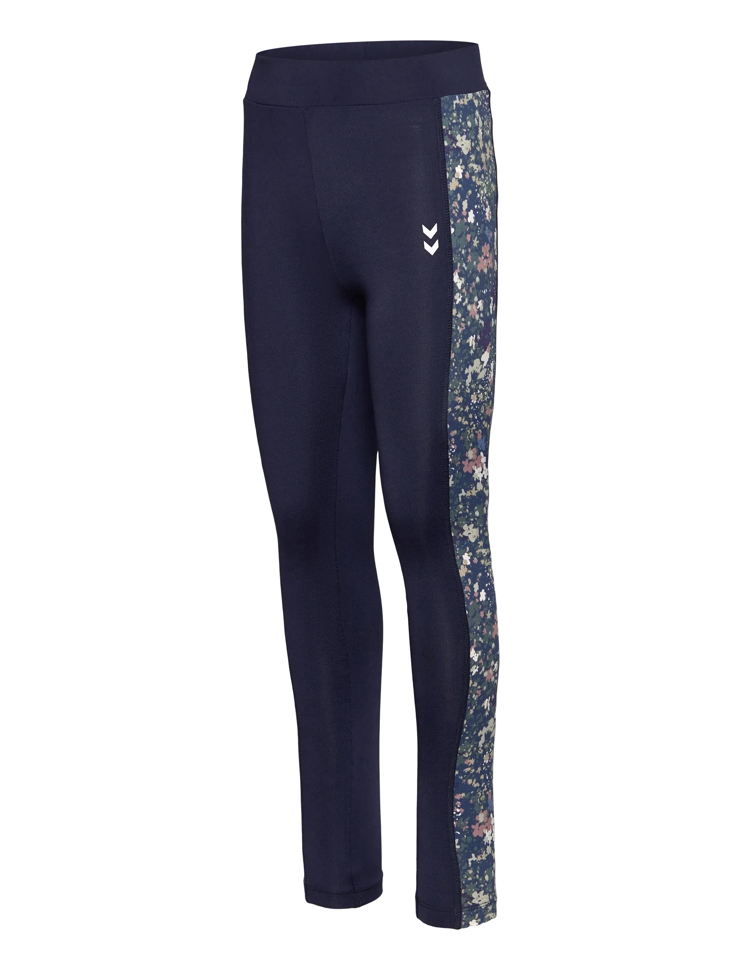 Hummel - hmlJR MIX MID WAIST TIGHTS - leggings - dress blues/riverside - 3