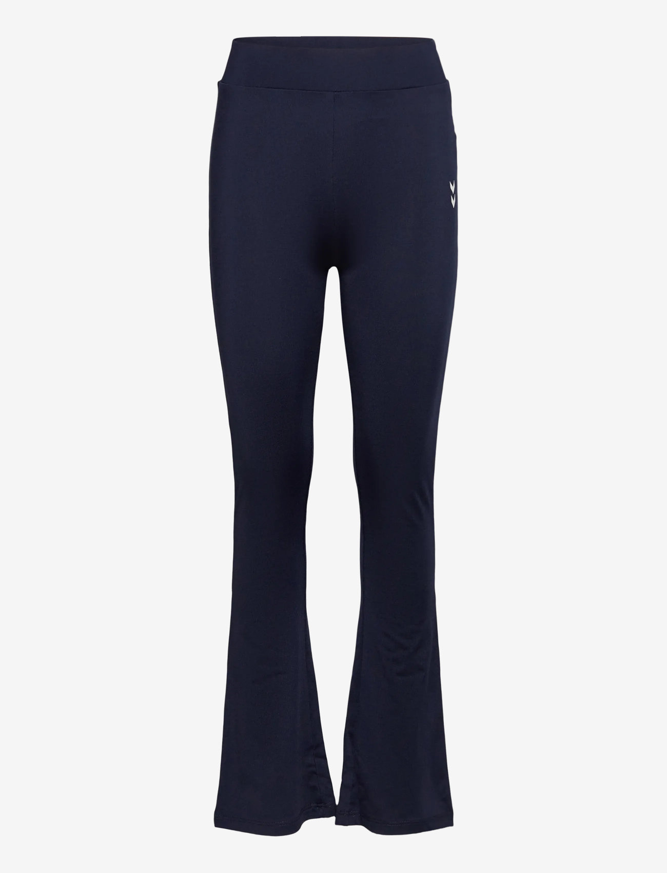 Hummel - hmlJR HIGH WAIST FLARED TIGHTS - leggings - black iris - 0