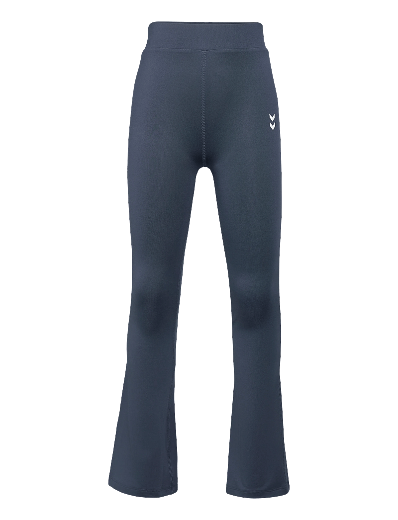 Hummel - hmlJR HIGH WAIST FLARED TIGHTS - leggings - black iris/black iris - 0