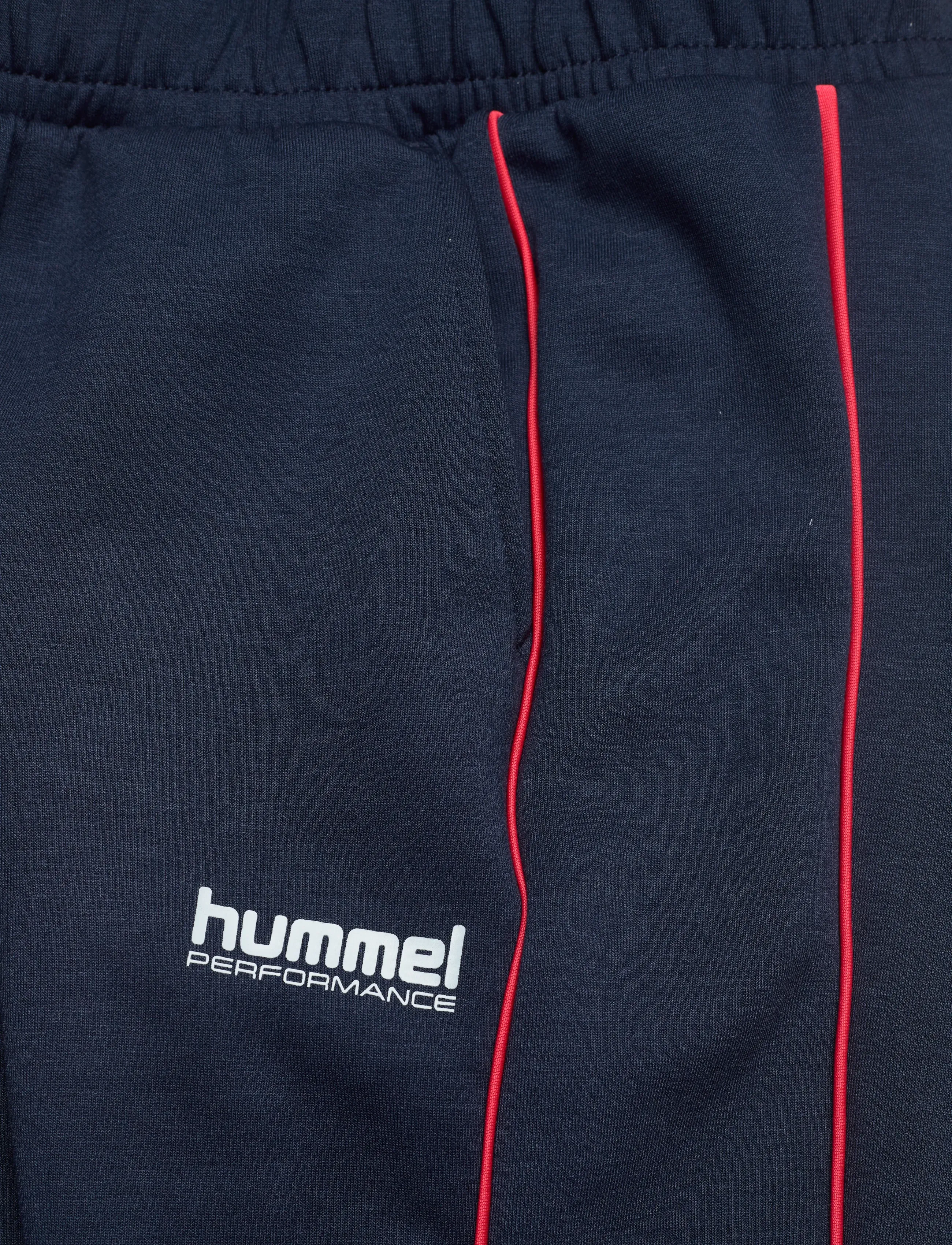 Hummel - hmlJR INTERLOCK ADJUST PANTS - spodnie dresowe - dress blues - 4